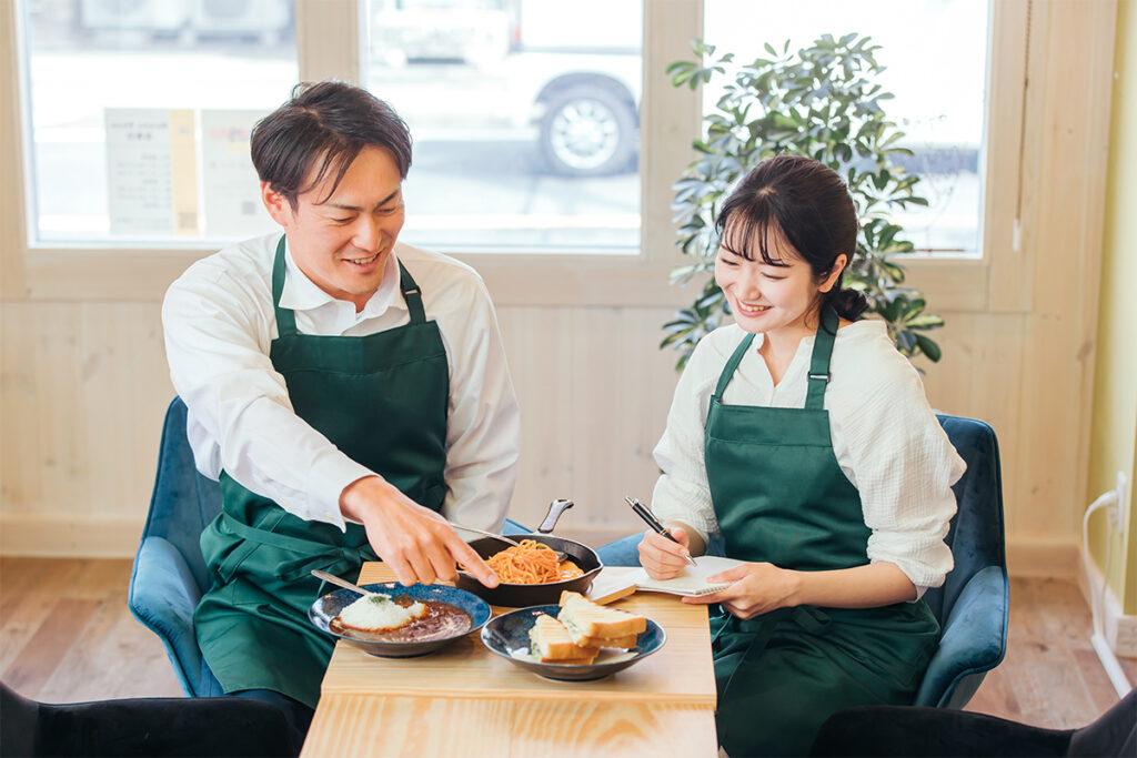 メニュー設計と試食・配達テスト