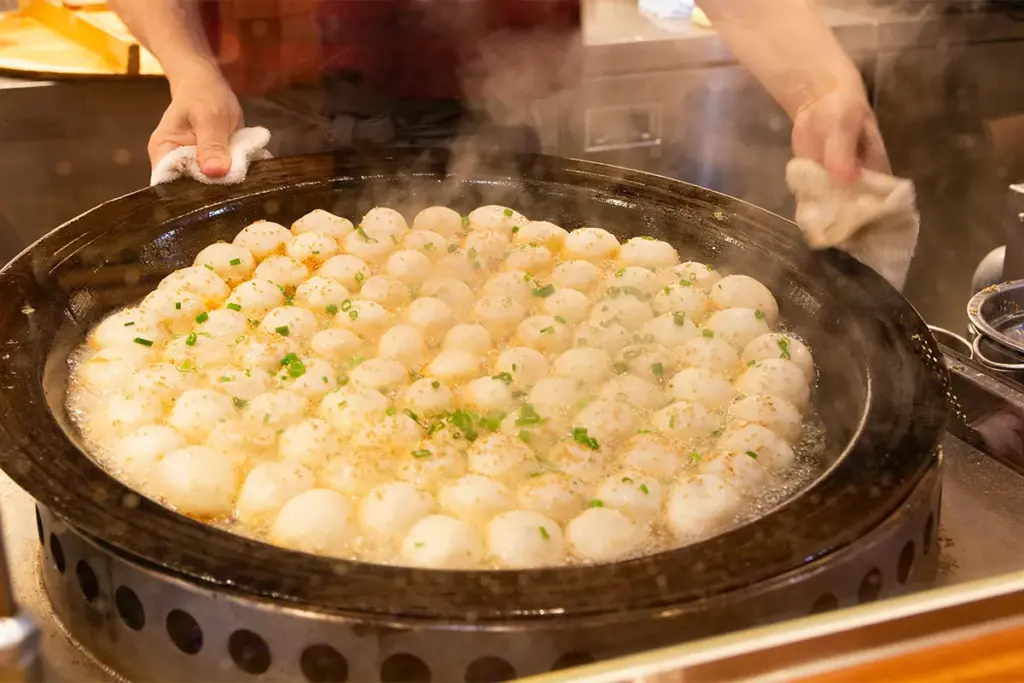 焼き小籠包 シズル感